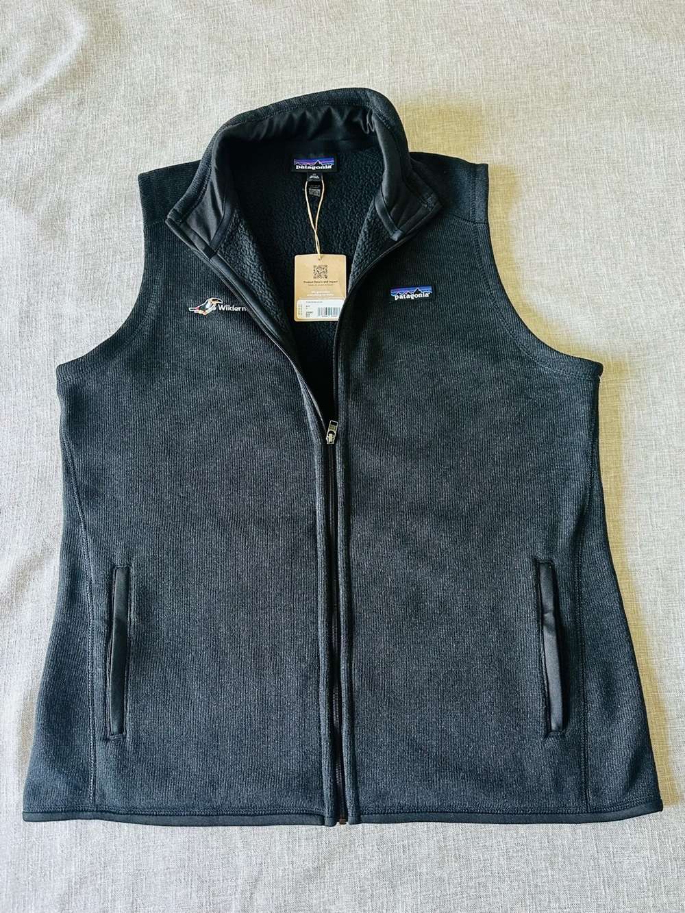 Patagonia Black Men's Full-Zip Fleece Vest